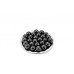 50 polished Beads of shungite 10 mm with hole